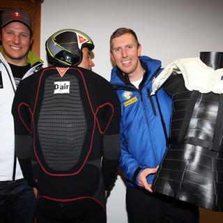 Des airbags pour skieurs avaient déjà été présentés en 2012 à Kitzbuehl. [AP/Alessandro Trovati]