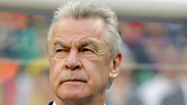 Ottmar Hitzfeld ne doute pas une seconde de son équipe. [Robert Ghement]