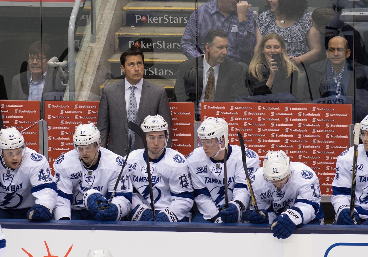 Boucher a entraîné Tampa Bay entre 2010 et 2013. [EQ Images - EQ Images]