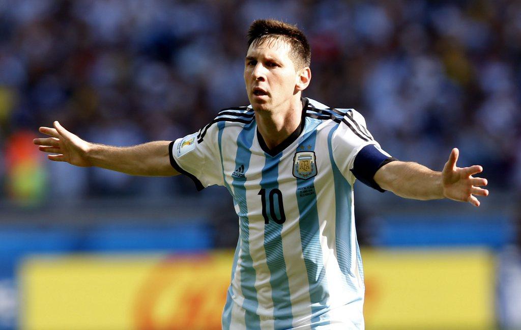 Messi, qui fête ses 27 ans mardi, peut compter sur le soutien d'Azarenka. [KEYSTONE - Felipe Trueba]