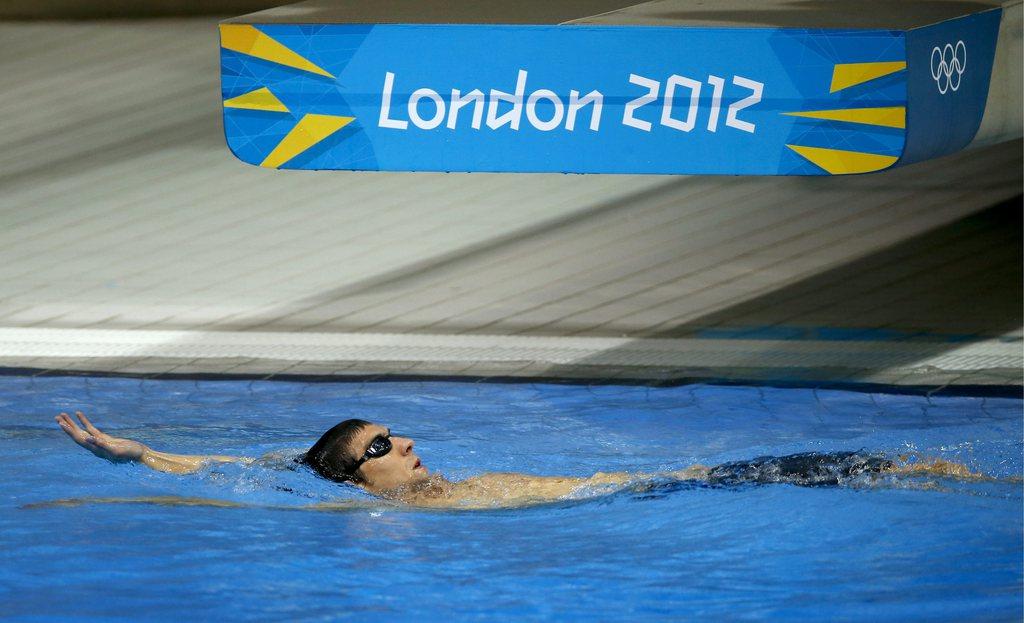 Phelps avait gagné 4 médailles d'or aux JO de Londres. [KEYSTONE - Daniel O.De Olza]