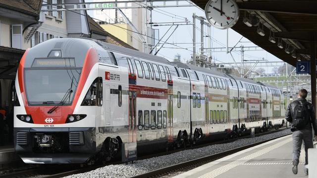 Le réseau mobile s’améliorera dans les trains régionaux. [Laurent Gillieron]