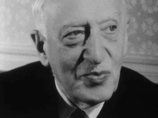 L'écrivain français André Maurois en 1967. [RTS]