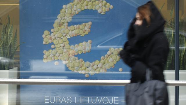 La Lituanie passe à l'euro. [AP Photo/Keystone - Mindaugas Kulbis]