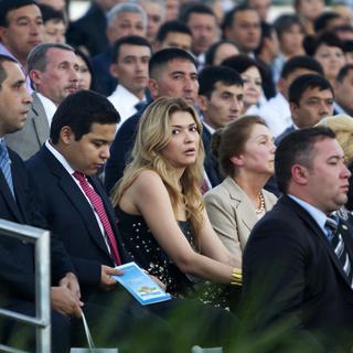 Gulnara Karimova, la fille du président de l'Ouzbékistan Islam Karimov, assiste à la célébration de la Journée de l'Indépendance. [Shamil Zhumatov]