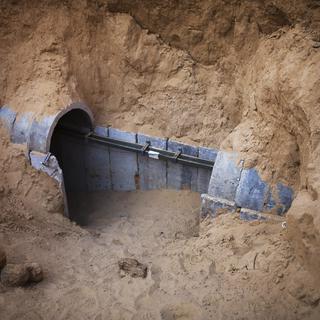 Des tunnels mis à nu dans la bande de Gaza. [Amir Cohen]