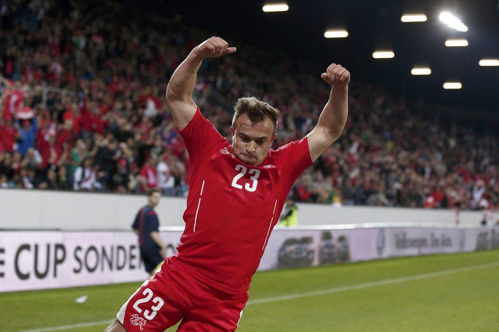 En 30 minutes, Shaqiri a fait basculer la rencontre. [KEYSTONE - Peter Klaunzer]