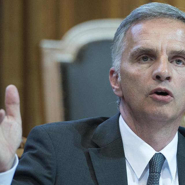 Le ministre des Affaires étrangères Didier Burkhalter. [Marcel Bieri]