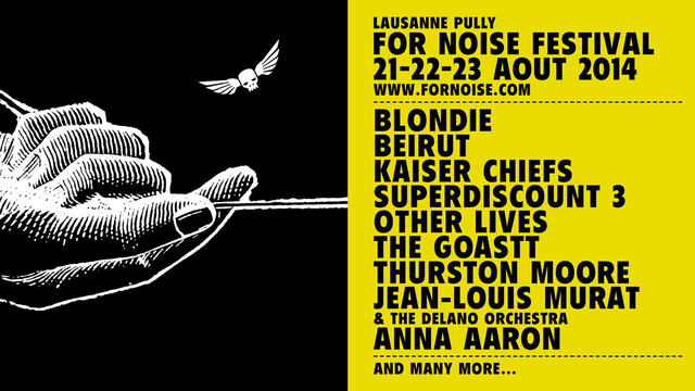 Affiche 2014 du Pully For Noise Festival. [fornoise.ch]