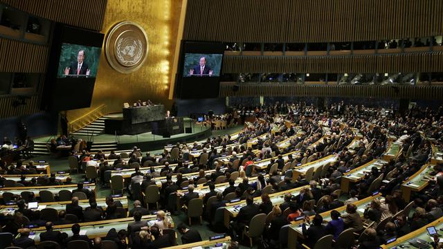 Soixante-neuvième assemblée générale des Nations unies, New York le 24 septembre 2014. [Seth Wenig]