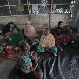 Les Rohingyas, considérés, comme une des minorités les plus persécutées au monde, se trouvent devant un dilemme: participer ou non au recensement organisé par le gouvernement birman. [AP/Keystone - Saurabh Das]