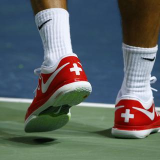 Federer: patriotique jusque au pied! [Denis Balibouse]