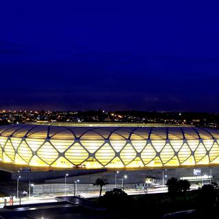 A Manaus, seule l'Arena da Amazônia semble prête pour le Mondial. [Agência Estado/AFP - Dida Sampaio]