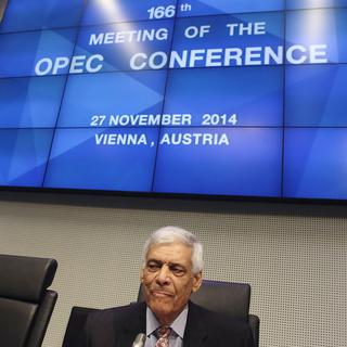 Le secrétaire général de l'OPEP, jeudi à Vienne. [Heinz-Peter Bader]
