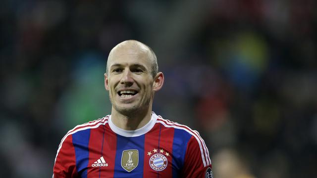 Robben a ouvert le score à la 41e d'une belle tête plongeante. [Matthias Schrader]