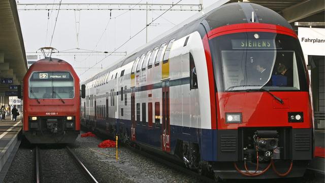 Le Tages-Anzeiger et le Bund estiment que le réseau ferroviaire suisse est surexploité et usé. [ALESSANDRO DELLA BELLA]