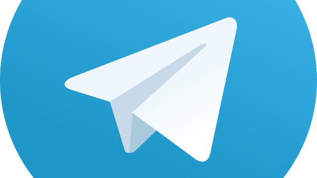 Le logo de l'application de messagerie instantanée Telegram. [Logo officiel]