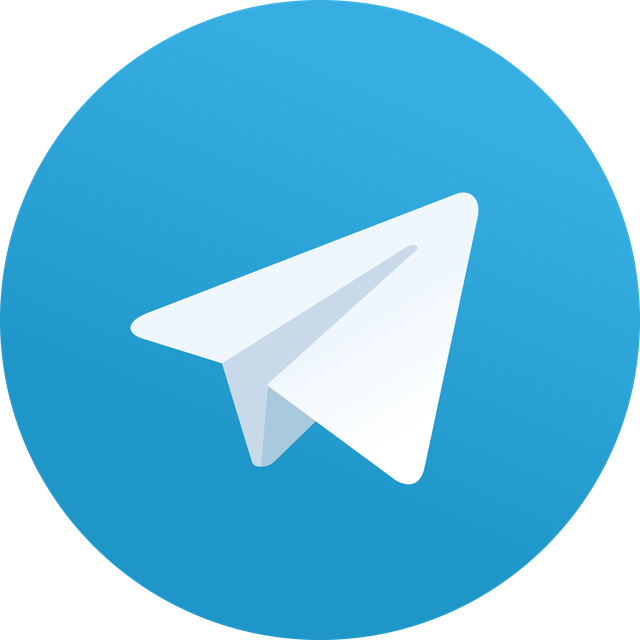 Le logo de l'application de messagerie instantanée Telegram. [Logo officiel]