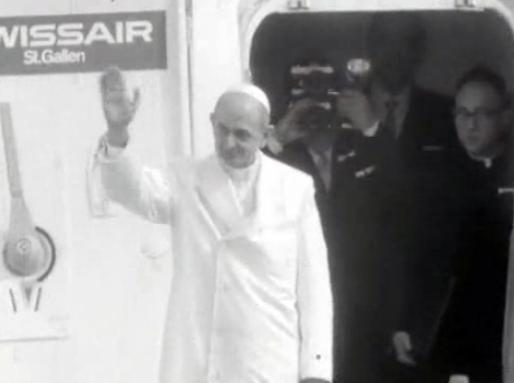 Paul VI à Genève - Carrefour, 15 juin 1969.