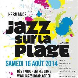 L'affiche du festival Jazz sur la Plage 2014. [http://jazzslp.wix.com]