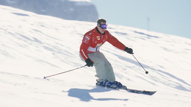 Michael Schumacher a souvent pratiqué le ski, notamment lorsqu'il roulait pour Ferrari. [Bernard Asset]