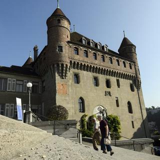 Le château Saint-Maire, siège du gouvernement vaudois. [Keystone - Laurent Gillieron]