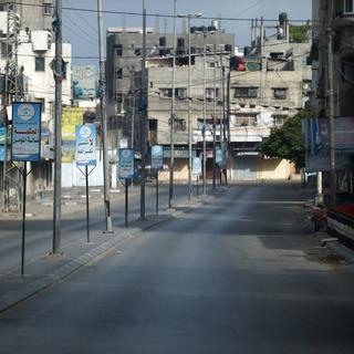 Les frappes israéliennes se poursuivent sur Gaza. [Thomas Coex]