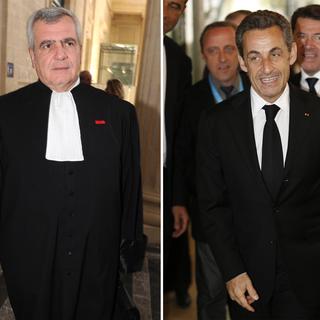 Thierry Herzog et Nicolas Sarkozy. [Valéry Hache]