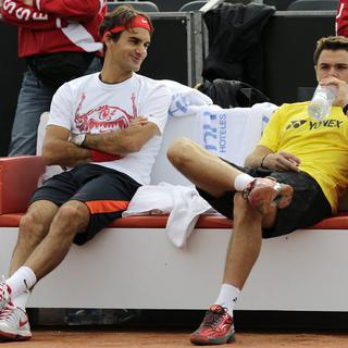 Roger Federer et Stanislas Wawrinka pourraient s'opposer en final du tournoi de Melbourne. [Salvatore Di Nolfi]