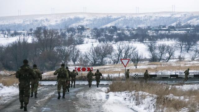 Des rebelles prorusses dans la région de Donetsk. [Maxim Shemetov]