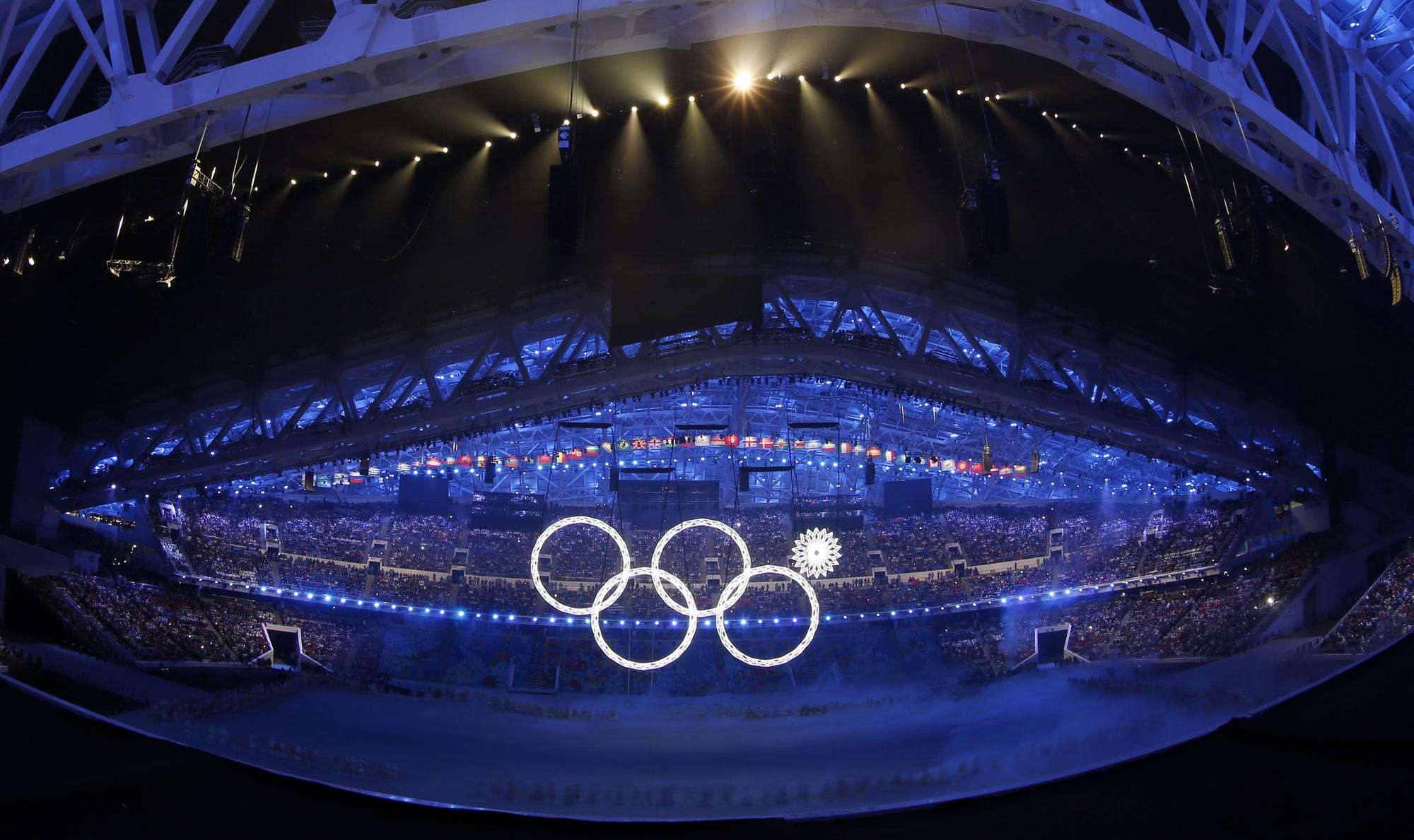 Le couac de la cérémonie: le 5e anneau olympique ne s'est pas allumé! [REUTERS - Lucy Nicholson]