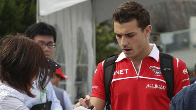 Jules Bianchi a été opéré d'un hématome à la tête dimanche soir. [Keystone - Toru Takahashi]