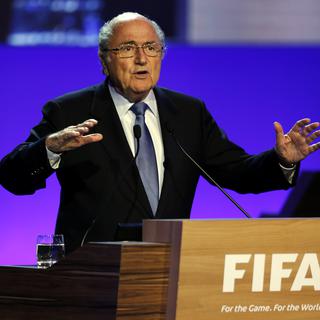 A 78 ans, Sepp Blatter ne souhaite pas encore quitter la FIFA. [Paulo Whitaker]