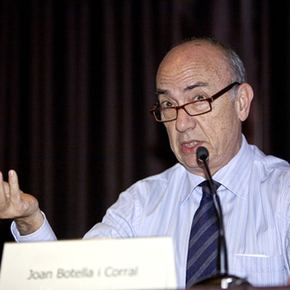 Joan Botella, porte-parole des Fédéralistes de Gauche catalans. [Universitat Autonoma de Barcelona]