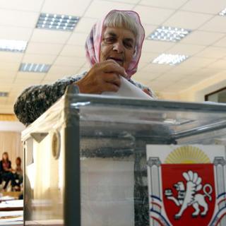 Les habitants de Crimée ont voté lors de scrutins municipaux et régionaux en Russie.