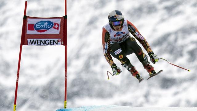 Erik Guay avait échoué au pied du podium l'an passé sur le Lauberhorn. [Peter Schneider]