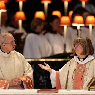 Les femmes pourraient devenir évêques dans l'Eglise d'Angleterre. [AP/Keystone - Yui Mok]