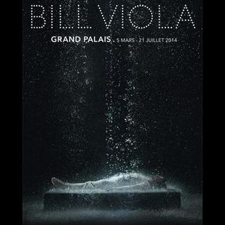 Affiche de l'exposition dédiée à Bill Viola à Paris. [Grand Palais]