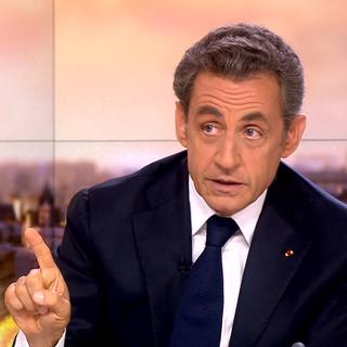 Nicolas Sarkozy lors de son entretien de 45 minutes sur France 2. [France 2]