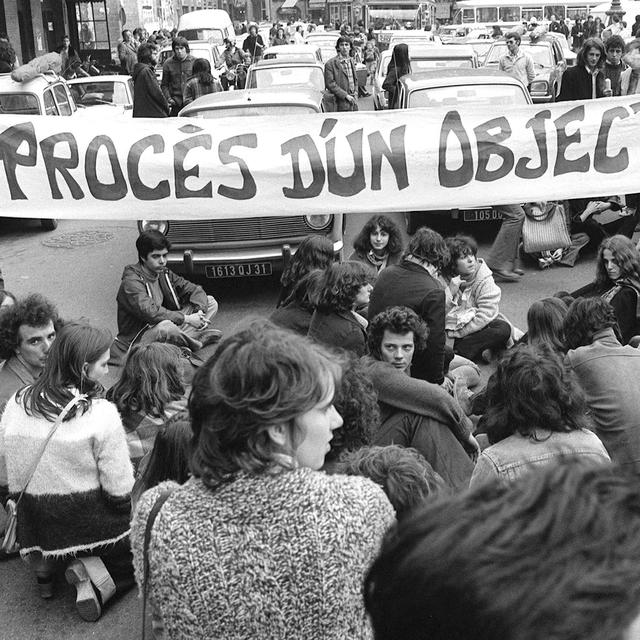 Manifestation d'objecteurs de conscience en 1978 à Toulouse. [AFP - J.C. Delmas]