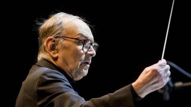 Le compositeur Ennio Morricone. [Keystone - Balazs Mohai]