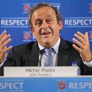 Michel Platini a qualifié cette Ligue des nations de "décision très importante pour le futur des équipes nationales". [Lionel Cironneau]