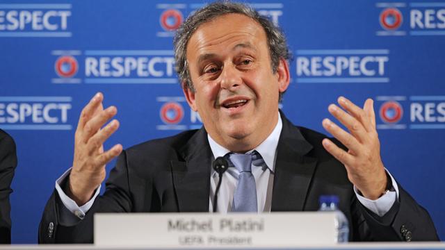 Michel Platini a qualifié cette Ligue des nations de "décision très importante pour le futur des équipes nationales". [Lionel Cironneau]