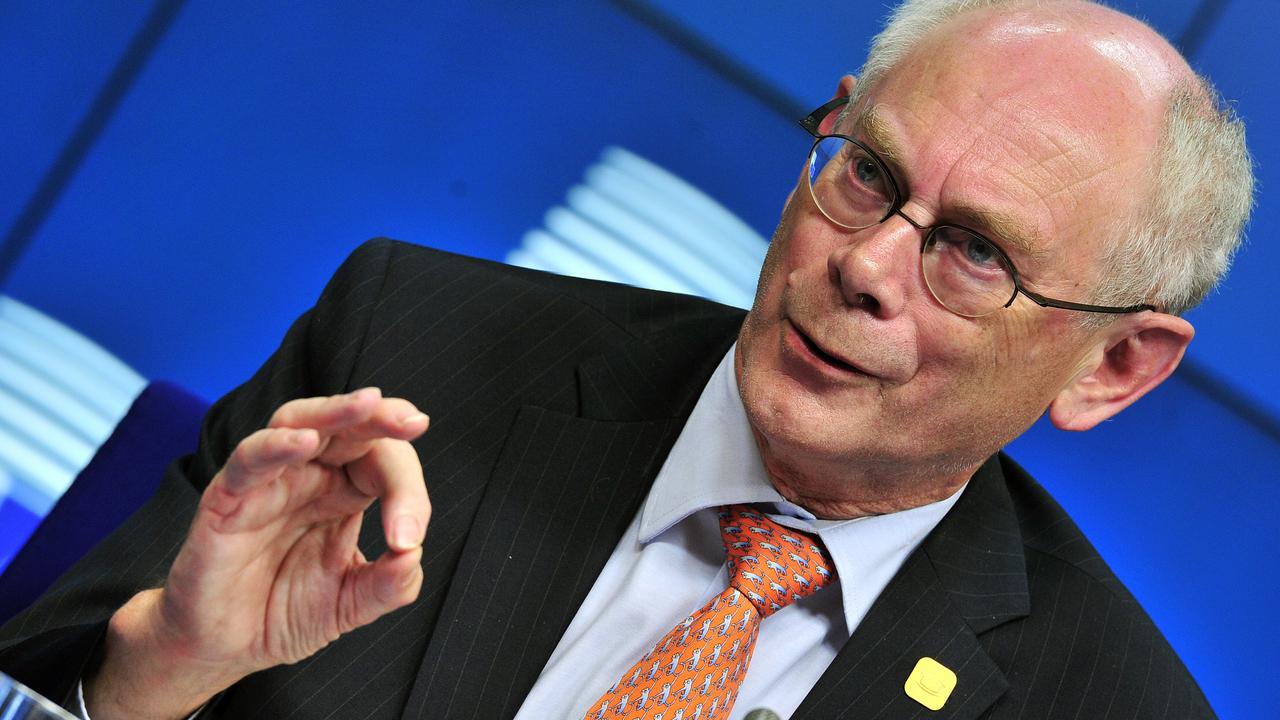 Le président du Conseil européen Herman Van Rompuy. [Georges Gobet]