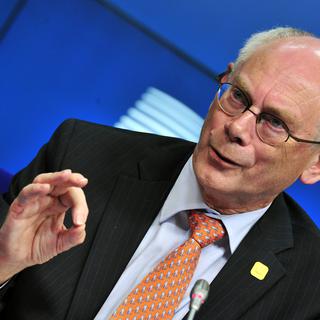 Le président du Conseil européen Herman Van Rompuy. [Georges Gobet]