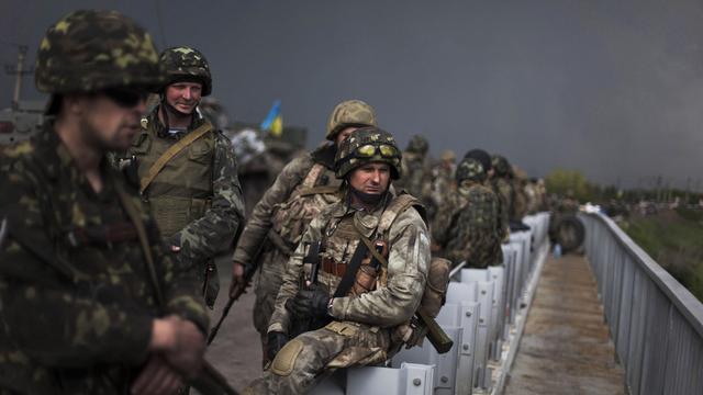 Les moyens de l'armée ukrainienne semblent limités. [Manu Brabo - AP Photo]