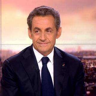 Nicolas Sarkozy, au cours de son interview télévisée sur France 2, ce dimanche 21 septembre 2014. [AFP / France 2]