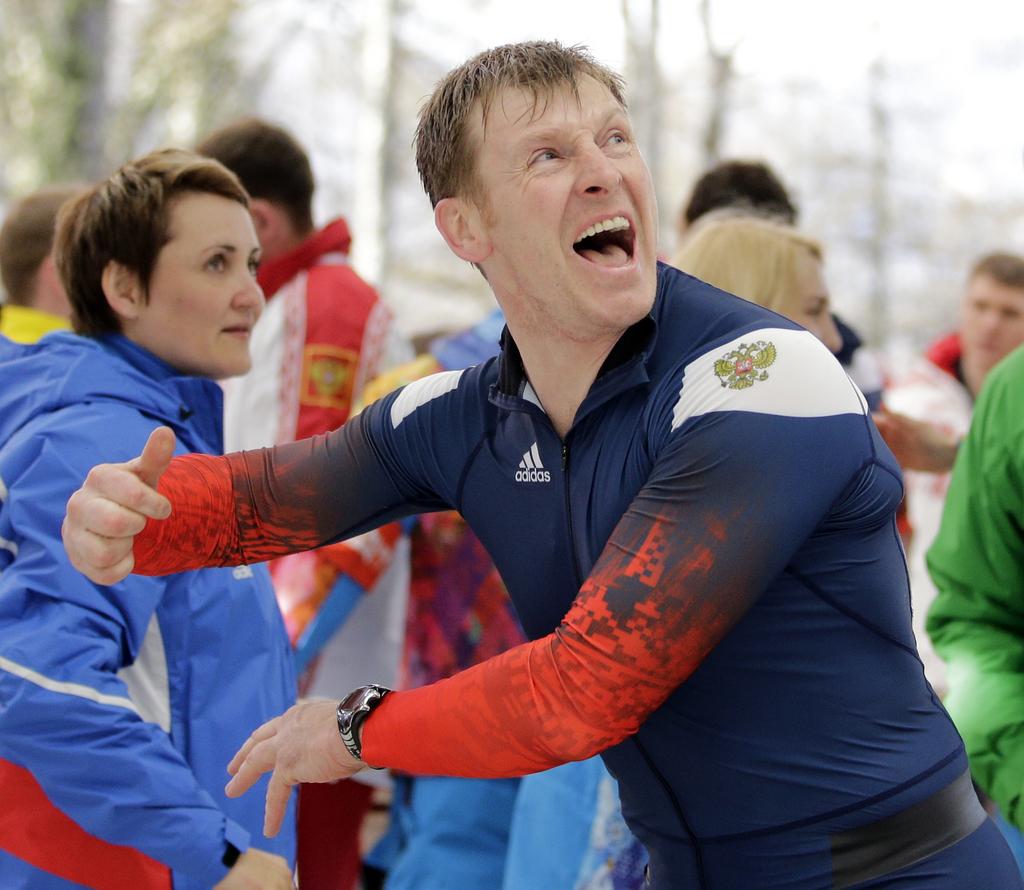 Zubkov a apporté à la Russie une 13e médaille d'or. [KEYSTONE - Jae C. Hong]
