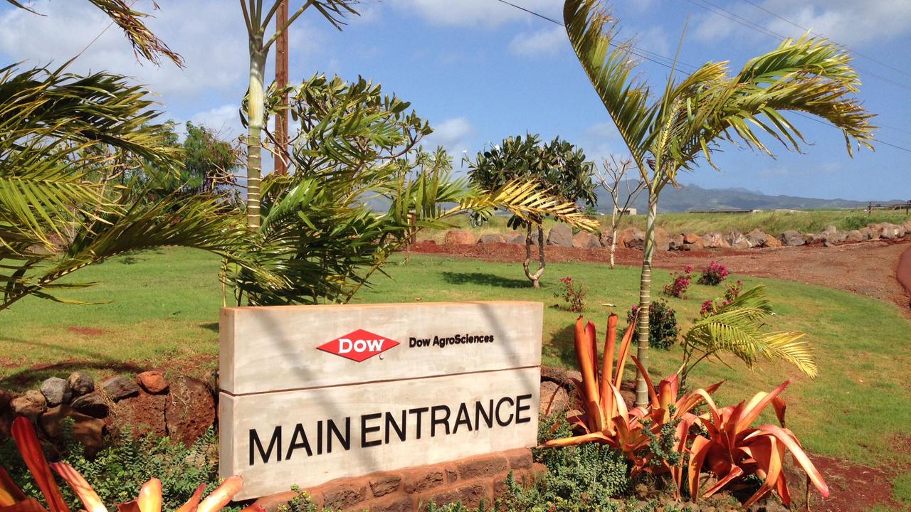 L'entrée du complexe de Dow sur l'île de Kauai. [Eric Guevara-Fre]