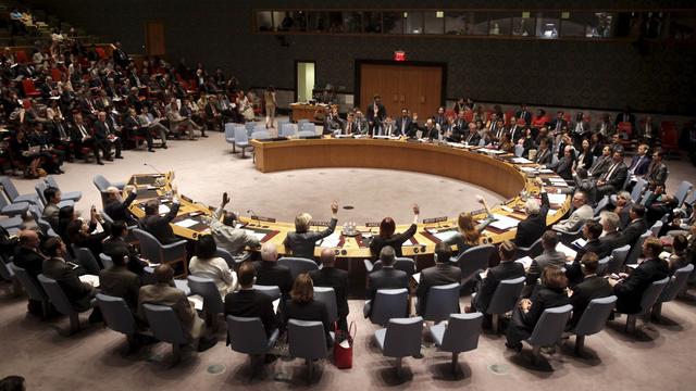 Le Conseil de sécurité de l'ONU vote une résolution réclamant un accès libre et sécurisé au site du crash du vol MH17, ce lundi 21 ju8illet 2014. [AP Photo/Seth Wenig]